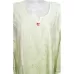 Pista Green Double Shade Chanderi Silk Round Neck hand embroidered lucknowi chikankari Straight Kurta, Size XXL(44)